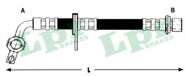 Тормозной шланг LPR 6T48254