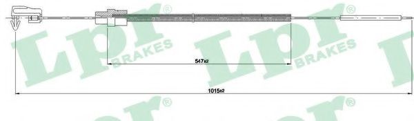 Тросик газа LPR C0078A