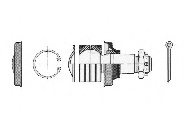 ремонтный комплект, рычаг подвески OCAP 0907601