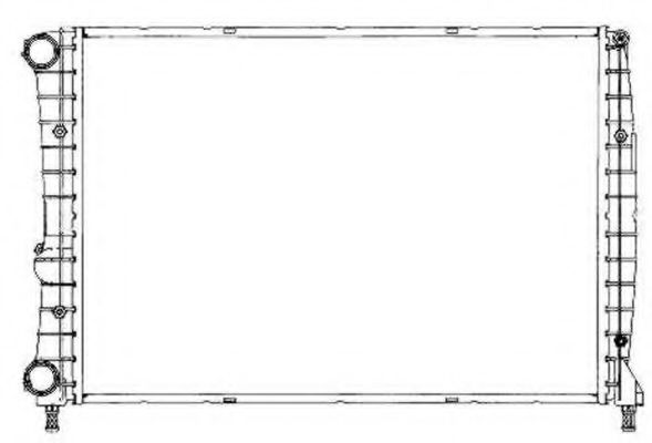 Радиатор, охлаждение двигателя NRF 53239