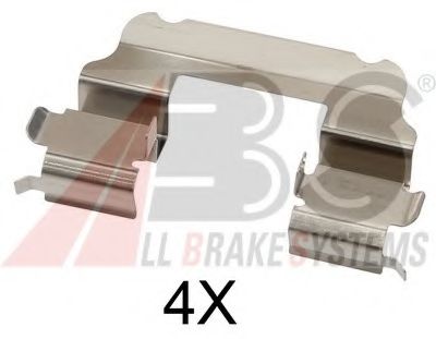 Комплектующие, колодки дискового тормоза A.B.S. 1689Q