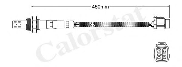 Лямбда-зонд CALORSTAT by Vernet LS130010
