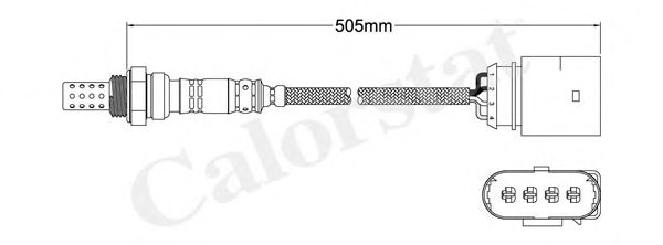 Лямбда-зонд CALORSTAT by Vernet LS140147