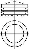 Поршень NÜRAL 87-126200-00