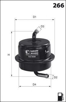 Топливный фильтр MECAFILTER ELE6038