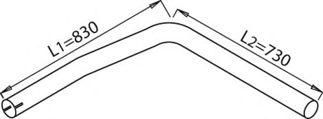 Труба выхлопного газа ZARA 9444