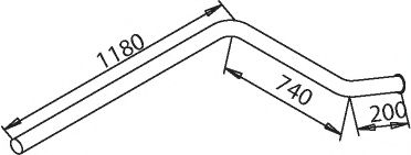 Труба выхлопного газа IMASAF 4043