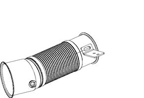 Труба выхлопного газа DINEX 68052