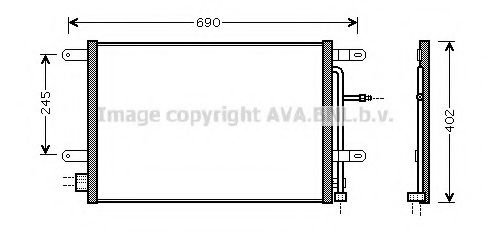 Конденсатор, кондиционер AVA QUALITY COOLING AI5238