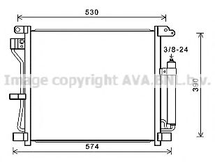 Конденсатор, кондиционер AVA QUALITY COOLING DN5403D