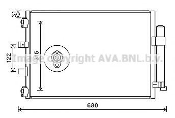 Конденсатор, кондиционер AVA QUALITY COOLING FD5487D