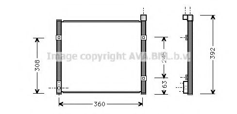 Конденсатор, кондиционер AVA QUALITY COOLING HD5095