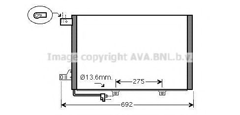 Конденсатор, кондиционер AVA QUALITY COOLING MSA5578D