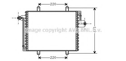 Конденсатор, кондиционер AVA QUALITY COOLING RT5195