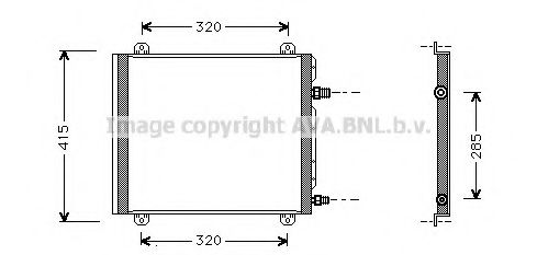 Конденсатор, кондиционер AVA QUALITY COOLING RT5235