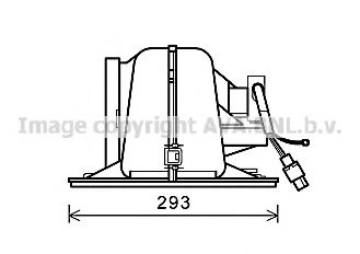 Электродвигатель, вентиляция салона AVA QUALITY COOLING RT8613