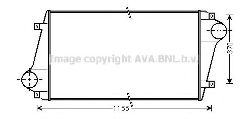 Интеркулер AVA QUALITY COOLING VL4049