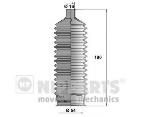 Комплект пылника, рулевое управление NIPPARTS N2840311