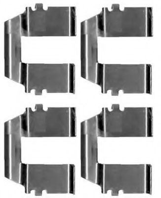 Комплектующие, колодки дискового тормоза MGA A184