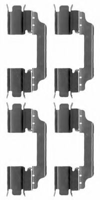 Комплектующие, колодки дискового тормоза MGA A243