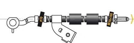 Тормозной шланг ROULUNDS RUBBER 73109