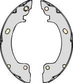 Комплект тормозных колодок MGA M688