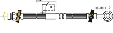 Тормозной шланг MGA F6924