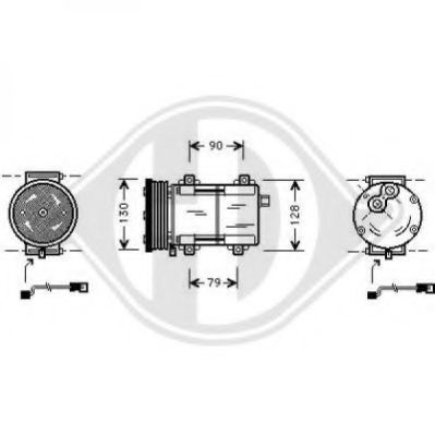 Компрессор, кондиционер DIEDERICHS 7149000
