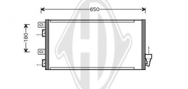 Конденсатор, кондиционер DIEDERICHS 8120503