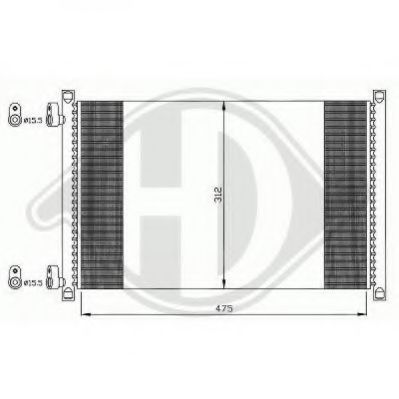 Конденсатор, кондиционер DIEDERICHS 8345305