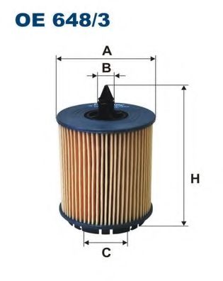 Масляный фильтр FILTRON OE648/3