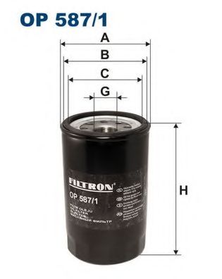 Масляный фильтр FILTRON OP587/1