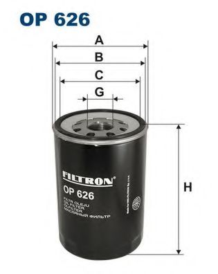 Масляный фильтр FILTRON OP626