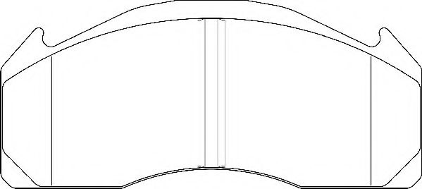 Комплект тормозных колодок, дисковый тормоз BERAL 29277