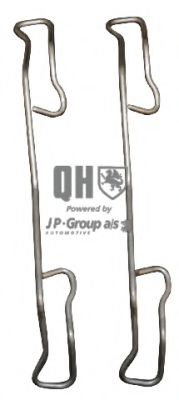 Комплектующие, колодки дискового тормоза JP GROUP 1563650119