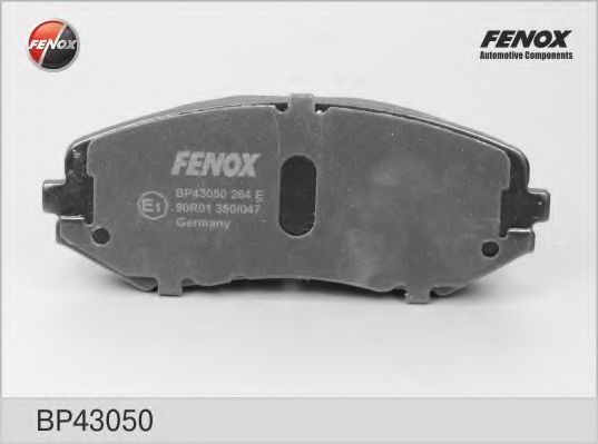 Комплект тормозных колодок, дисковый тормоз FENOX BP43050