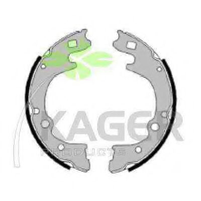 Комплект тормозных колодок KAGER 340010