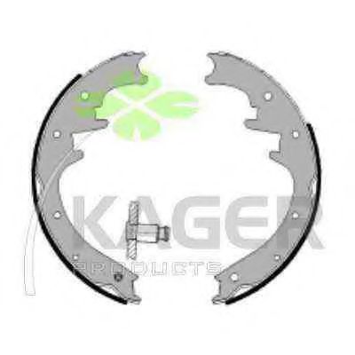 Комплект тормозных колодок KAGER 340391