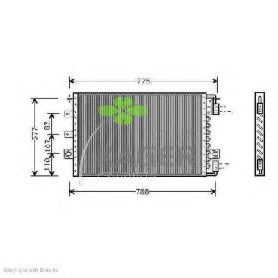 Конденсатор, кондиционер KAGER 94-5075