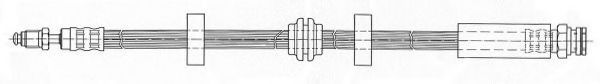 Тормозной шланг KAWE 511726