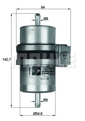 Топливный фильтр MAHLE ORIGINAL KLH 29/1