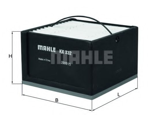Топливный фильтр MAHLE ORIGINAL KX332