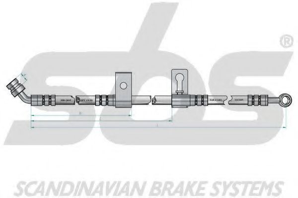 Тормозной шланг sbs 1330853511
