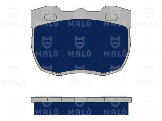 Комплект тормозных колодок, дисковый тормоз MALÒ 1050053