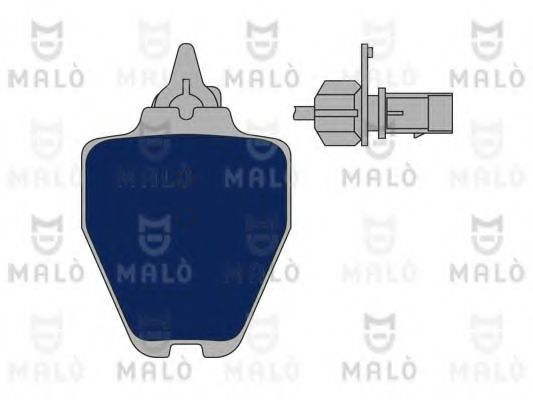 Комплект тормозных колодок, дисковый тормоз MALÒ 1050785