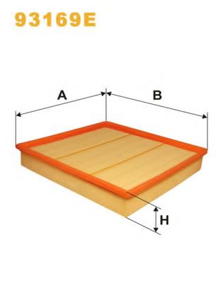 Фильтр, воздух во внутренном пространстве WIX FILTERS 93169E