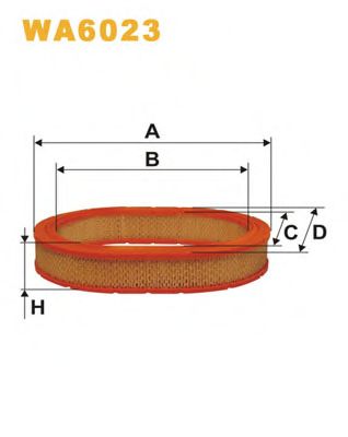 Воздушный фильтр WIX FILTERS WA6023