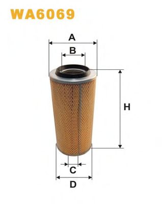 Воздушный фильтр WIX FILTERS WA6069