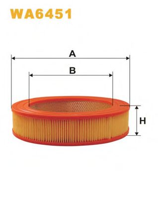 Воздушный фильтр WIX FILTERS WA6451