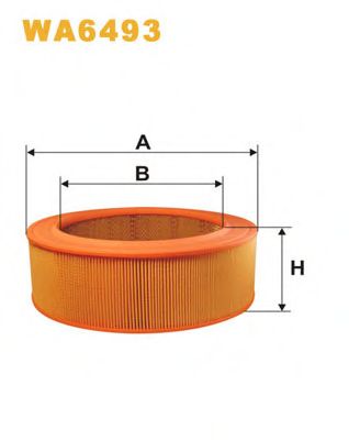Воздушный фильтр WIX FILTERS WA6493